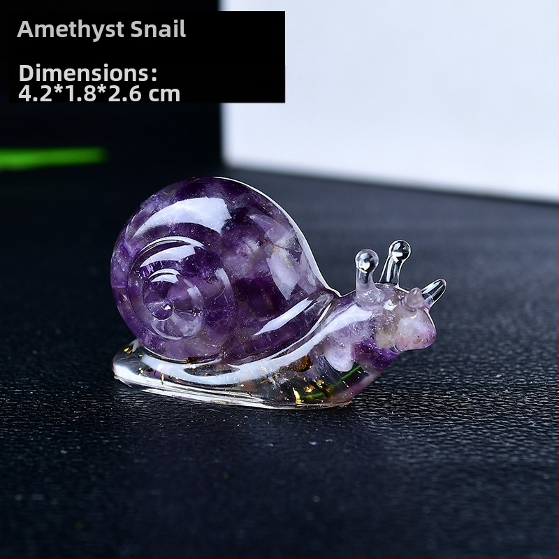 Natūralaus krištolo žvyro sraigių papuošalai klijų lašinimo amatai namų svetainė vaikų stalas kūrybinė dekoravimo dovana