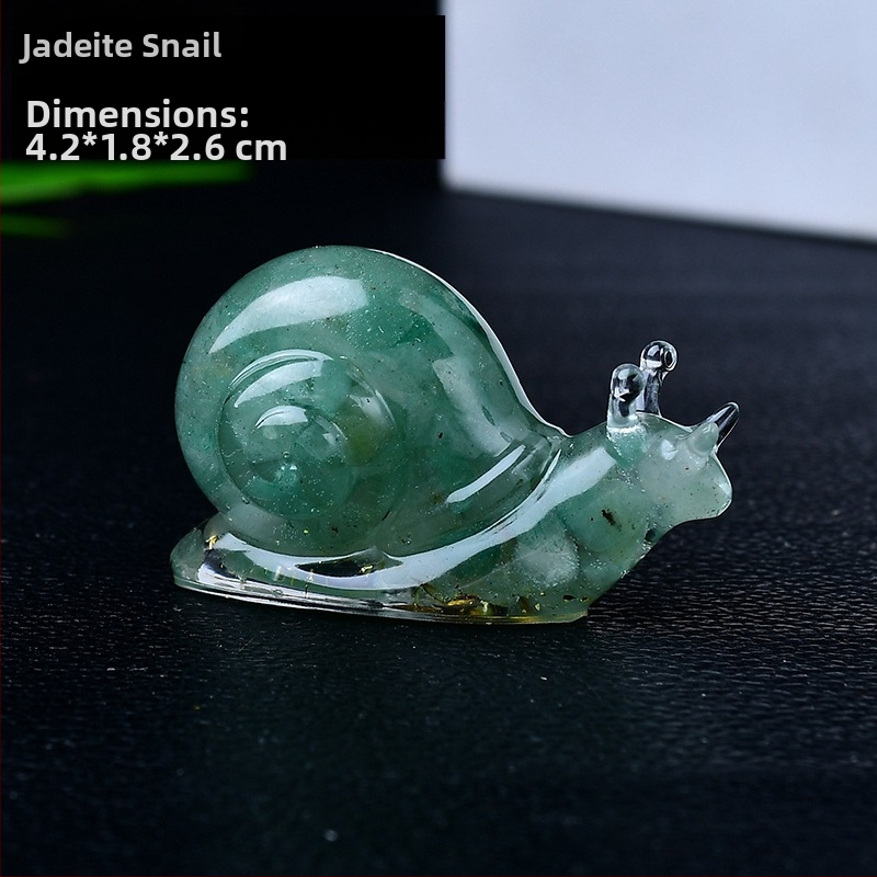 Natūralaus krištolo žvyro sraigių papuošalai klijų lašinimo amatai namų svetainė vaikų stalas kūrybinė dekoravimo dovana