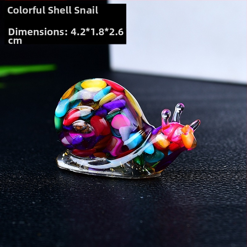 Natūralaus krištolo žvyro sraigių papuošalai klijų lašinimo amatai namų svetainė vaikų stalas kūrybinė dekoravimo dovana