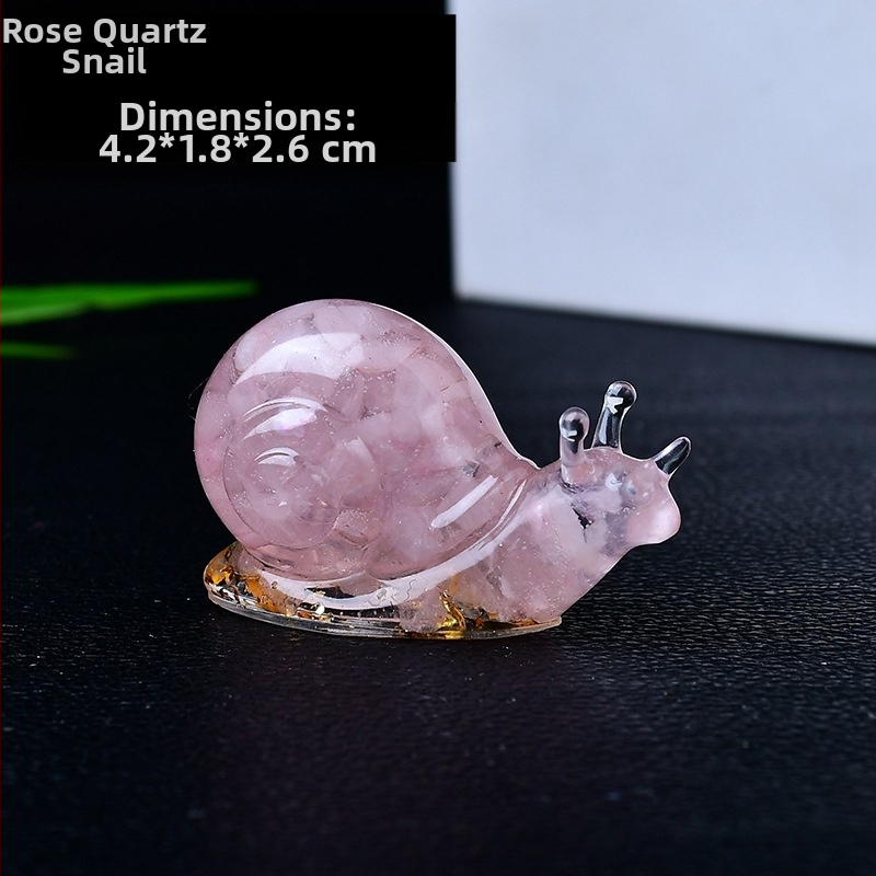 Natūralaus krištolo žvyro sraigių papuošalai klijų lašinimo amatai namų svetainė vaikų stalas kūrybinė dekoravimo dovana