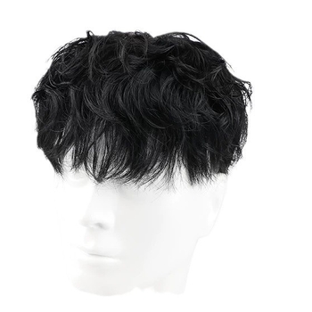 Meeste parukas päris juustest pea kohal uusväljaanne, kena Hongkongi stiilis Leslie Roll Atmosphere meeste uusväljaanne, laos olemas