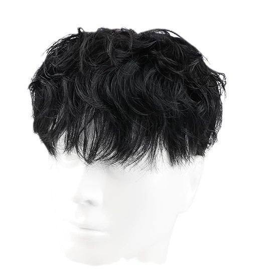 Meeste parukas päris juustest pea kohal uusväljaanne, kena Hongkongi stiilis Leslie Roll Atmosphere meeste uusväljaanne, laos olemas