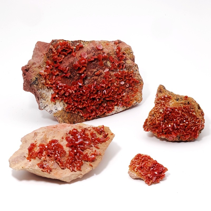 Мароко Вносна ванадиево-оловна руда Кристална сурова каменна руда Стандартна котешка руда Геология Наука Преподаване Образци Колекция Орнаменти