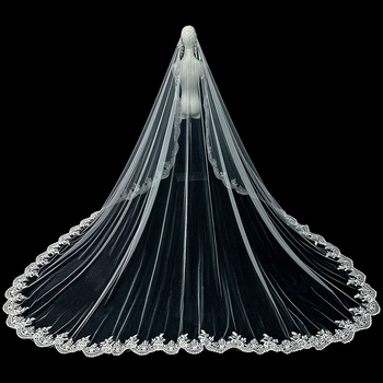 Naujas kutais puoštas perlų šydas, nuotakos, vestuvių pagrindinis vestuvinis šydas, super fėjos Mori ilgas kabantis šydas, galvos apdangalas