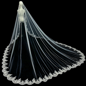 Naujas kutais puoštas perlų šydas, nuotakos, vestuvių pagrindinis vestuvinis šydas, super fėjos Mori ilgas kabantis šydas, galvos apdangalas