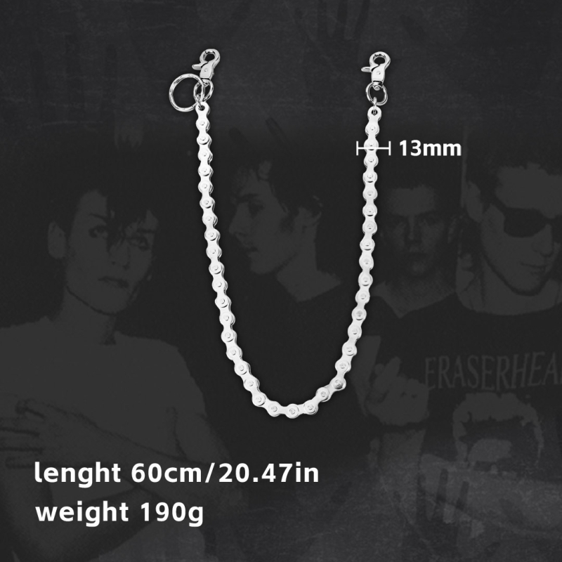 Piiriülesed uued jalgrattapükste ketiga hip-hop tänavastiili aksessuaarid isiksuse punk teksad ehte ripats