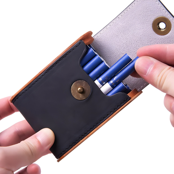 Θήκες τσιγάρων για άνδρες, τσάντες τσιγάρων για γυναίκες, τσάντες τσιγάρων μόδας, εύκολη στη μεταφορά, ανθεκτικές στην πίεση, θήκες τσιγάρων 20 τεμαχίων, αναδιπλούμενες