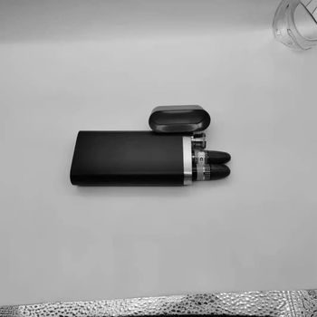 Cigarų dėžutė [Jiujiu] Sandėlyje 304 nerūdijančio plieno cigarų dėžutė Vyno tūbelė Vyno puodas Cigarų tūbelė Amazon prekės