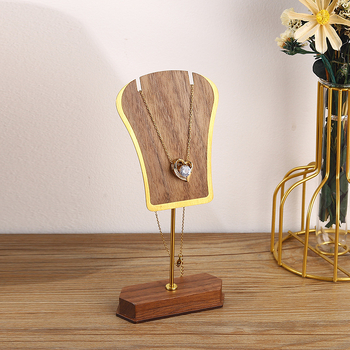 Μεταλλικό ράφι σκουλαρικιών καρυδιάς, δημιουργικό ράφι κοσμημάτων, ράφι αποθήκευσης κολιέ, ράφι νυχιών αυτιών, ράφι εμφάνισης κοσμημάτων