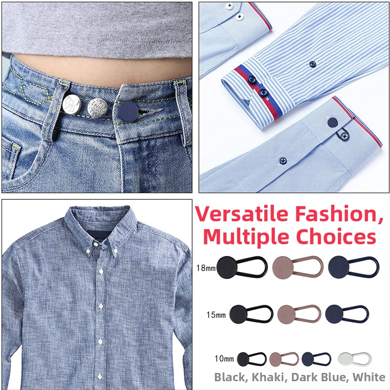 Τζιν με Πλαστική Ρυθμιζόμενη Αγκράφα, Μέση με Διευρυμένο Κουμπί, Παντελόνι χωρίς Ραφή, Χωρίς Νύχια, Με Διευρυμένο Κουμπί, Μικρή Μέση, Αλλαγή, Μεγάλο