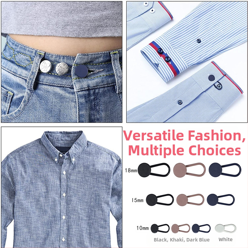 Τζιν με Πλαστική Ρυθμιζόμενη Αγκράφα, Μέση με Διευρυμένο Κουμπί, Παντελόνι χωρίς Ραφή, Χωρίς Νύχια, Με Διευρυμένο Κουμπί, Μικρή Μέση, Αλλαγή, Μεγάλο