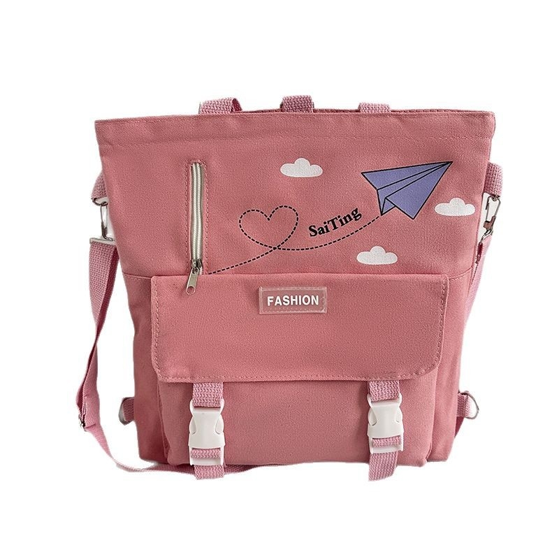 Didelės talpos nešiojamas pečių krepšys klasei, krepšys per petį, pradinių ir vidurinių mokyklų mokiniams, skirtas namų darbams taisyti, lengvas, didelės talpos kuprinė