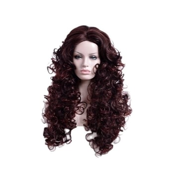 Piiriülesed parukad, Euroopa ja Ameerika parukad, Naiste pikad lokkis juuksed, Kõrge temperatuuriga siidist parukad, Peakatted, Välismaine otsetarne, Tehasevalmis laoseis