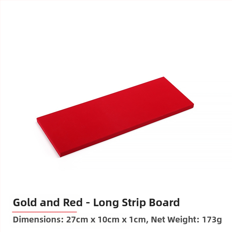 Set rekvizita za izlaganje nakita, crveni flanel, zlatni pladanj za nakit, držač za prstenje, ogrlicu, pult, stalak za nakit