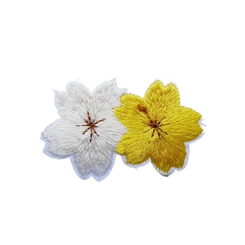 Malá ružová látková nášivka, nášivka na sukňu, taška, dekorácia na opravu otvoru, kvet, biela vynikajúca nálepka