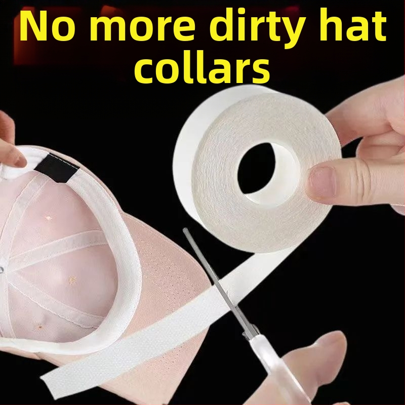 Стикери за яка против замърсяване, Стикери против изпотяване, Защита на яката, Самозалепваща се яка за еднократна употреба с козирка, Стикери за яка на риза, Абсорбиращи потта