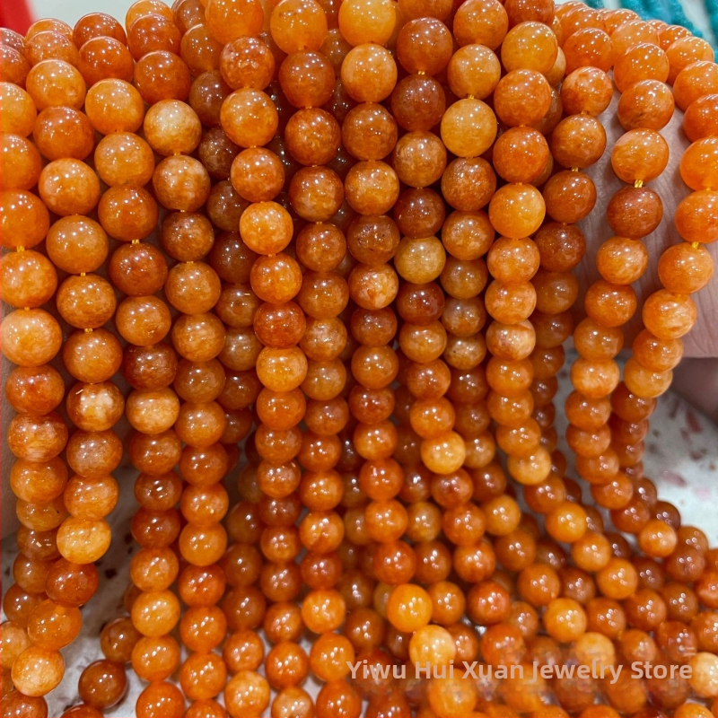 Slnečný kameň oranžový mesačný svit voľné korálky plus farebné nefritové korálky DIY šperky doplnky veľkoobchod zdroj továreň miesto priamy predaj