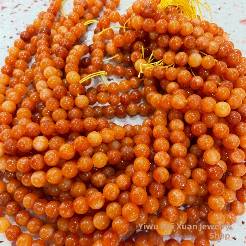 Slnečný kameň oranžový mesačný svit voľné korálky plus farebné nefritové korálky DIY šperky doplnky veľkoobchod zdroj továreň miesto priamy predaj