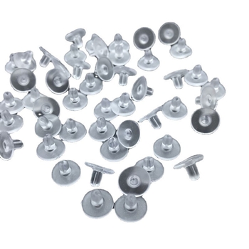 5000 τεμάχια/τσάντα εργοστασιακά αξεσουάρ diy διαφανή ωτοασπίδες σιλικόνης με δίσκο ιπτάμενου δίσκου, ωτοασπίδες από πλαστική μεμβράνη