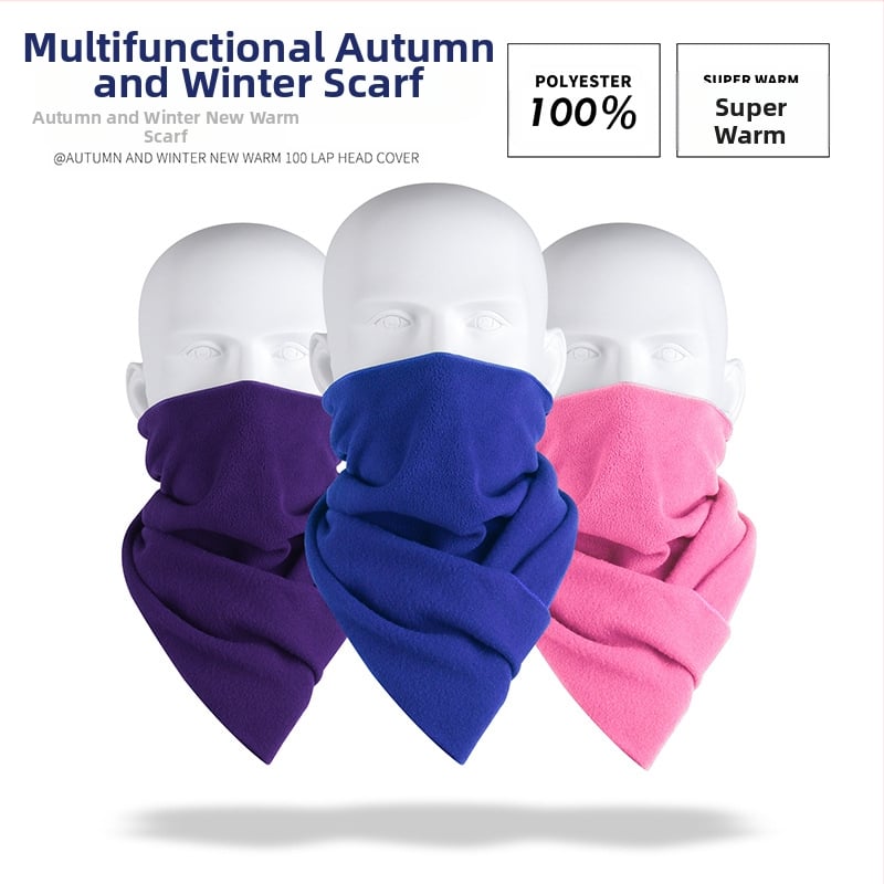 Ruidong Φθινόπωρο και Χειμώνας Εξωτερική Polar Fleece Πολυλειτουργικό Φλις Μακρύ Κασκόλ Ζεστό Κασκόλ Λαιμού Αναπνέουσα Πετσέτα Ποδηλασίας Προσώπου σε απόθεμα