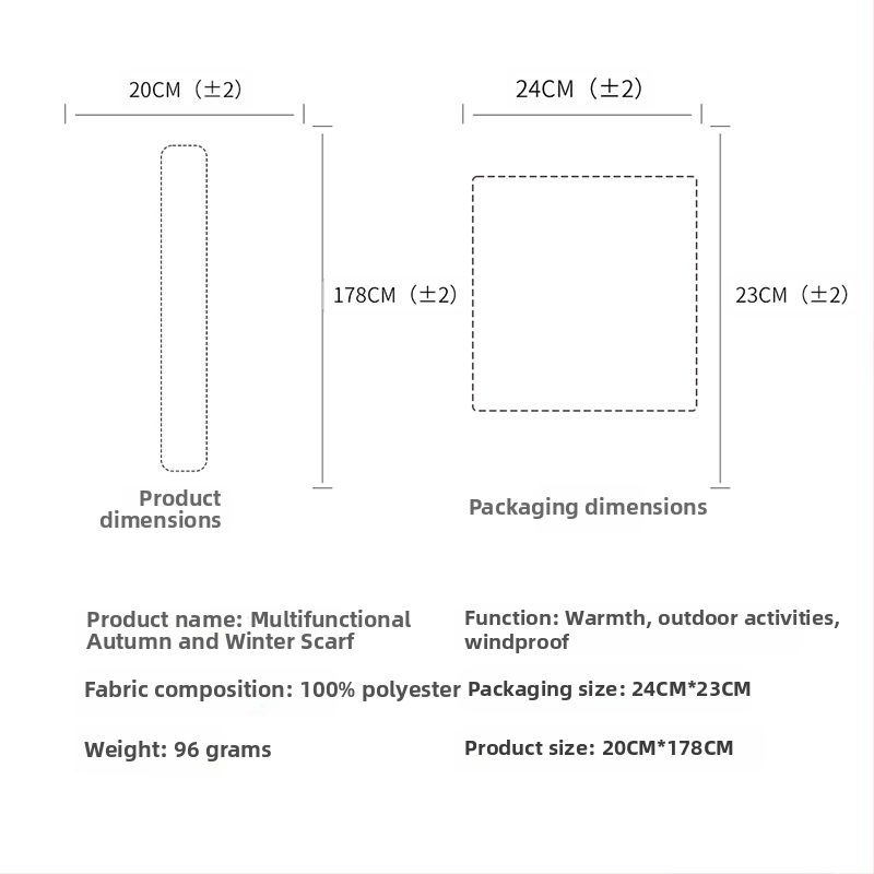 Ruidongi sügis- ja talvine õues kasutatav polaarfliisist multifunktsionaalne fliisist pikk sall, soe kaelasall, hingav jalgrattasõidurätik, laos olemas