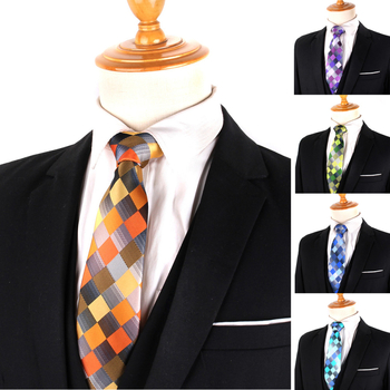 Prekogranična opskrba Amazon Korejski ležerni karirani uzorak od 8 cm za muško odijelo, obojen pređom, dodaci za svečanu odjeću, dostava u jednom komadu