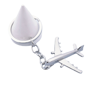 Ευρωπαϊκή και αμερικανική μόδα προσομοίωσης αεροπλάνου δημιουργικό μπρελόκ επιχειρήσεων μικρό δώρο μπρελόκ κρεμαστό κόσμημα διασυνοριακών κοσμημάτων χονδρικής