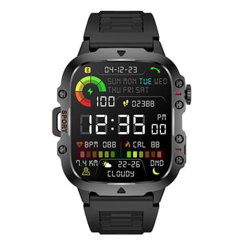 Qx11 Pametni sat s otkucajima srca, Bluetooth pozivom, glasovnim asistentom, pedometar, sportskim satom, kalkulatorom za male igre, prekograničnim...