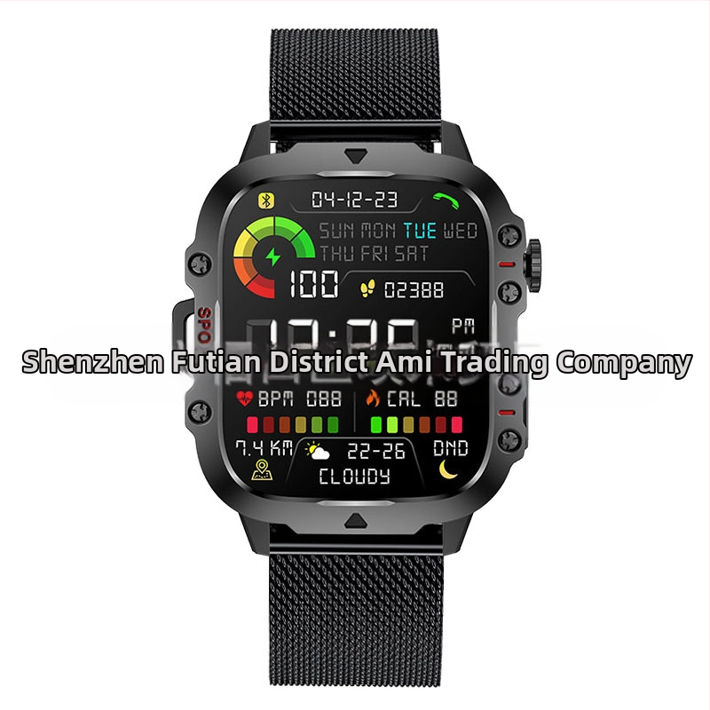 Inteligentné hodinky Qx11 s funkciou srdcovej frekvencie, Bluetooth hovorom, hlasovým asistentom, krokomerom, športovými hodinkami, kalkulačkou pre malé hry a cezhraničným režimom.