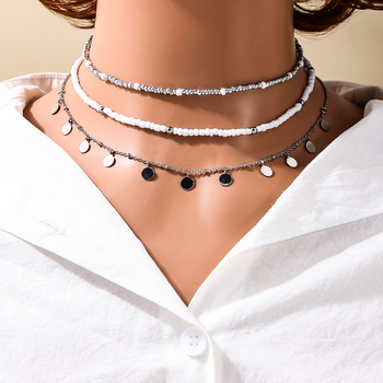 3 Ιαπωνικά και Κορεατικά μεταλλικά μαργαριτάρια με χάντρες σε στρογγυλό σχήμα για γυναίκες, κατάλληλο για διακοπές