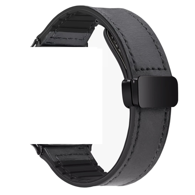Vhodné pre Huawei GT4 Watch Band GT3 Silikónový 22 mm Voliteľný TPU Crazy Horse kožený skladací remienok s prispôsobiteľnou prackou pre Apple Watch Band