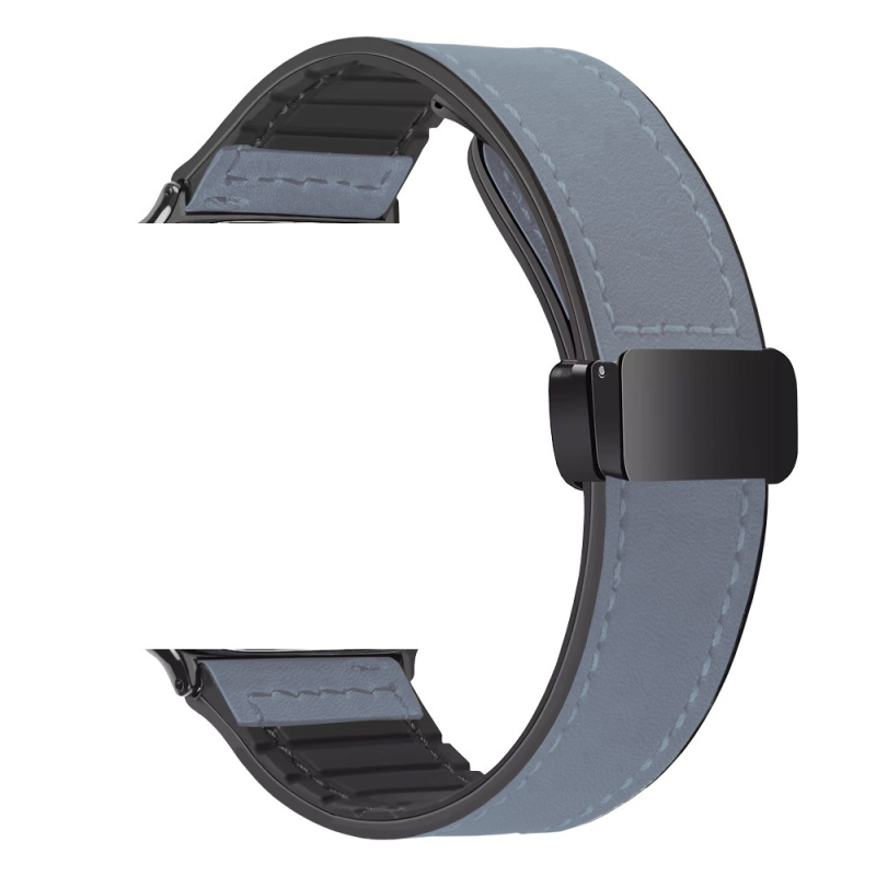 Vhodné pre Huawei GT4 Watch Band GT3 Silikónový 22 mm Voliteľný TPU Crazy Horse kožený skladací remienok s prispôsobiteľnou prackou pre Apple Watch Band