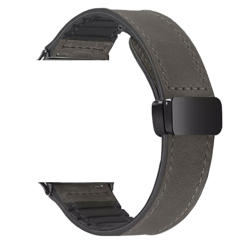 Vhodné pre Huawei GT4 Watch Band GT3 Silikónový 22 mm Voliteľný TPU Crazy Horse kožený skladací remienok s prispôsobiteľnou prackou pre Apple Watch Band
