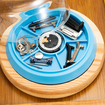 Ārējās tirdzniecības krājumi pulksteņu remonta instrumenti pulksteņu aksesuāri mehānisms putekļu pārsegs pulksteņu aksesuāru uzglabāšana plastmasas caurspīdīgs putekļu pārsegs