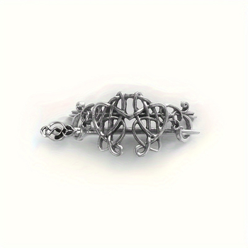 Skandinaviško pirato keltų maišytuvo plaukų segtukas Retro metalinis strypas Stumdomas plaukų segtukas Plaukų segtukas Moteriški kūrybingi plaukų aksesuarai moterims