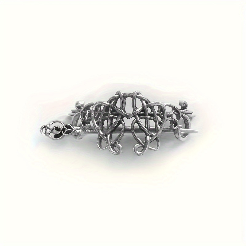 Skandinaviško pirato keltų maišytuvo plaukų segtukas Retro metalinis strypas Stumdomas plaukų segtukas Plaukų segtukas Moteriški kūrybingi plaukų aksesuarai moterims