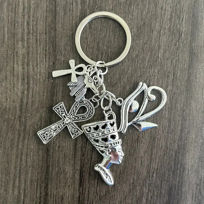 Очи Древен Египетски Анка Кръст Египетски Амулет Египетски Фараон Ключодържател