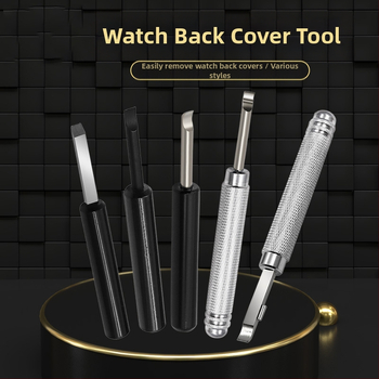 Алуминиева дръжка, инструмент за демонтаж на часовници, ремонт на часовници, многофункционален инструмент за ремонт на часовници, бобина, долен капак, отворен заден капак, смяна на батерията
