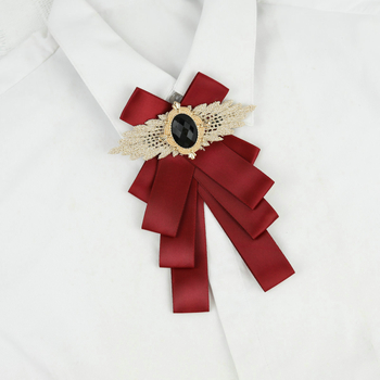 Атмосферни звезди Същият стил Японска мода Инкрустирана с диаманти Личност Ниша Папионка Сценично моделиране Абитуриентска снимка Панделка