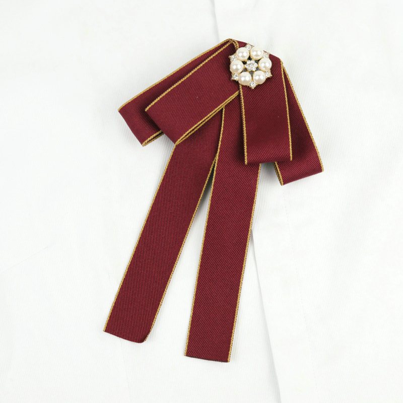 Атмосферни звезди Същият стил Японска мода Инкрустирана с диаманти Личност Ниша Папионка Сценично моделиране Абитуриентска снимка Панделка