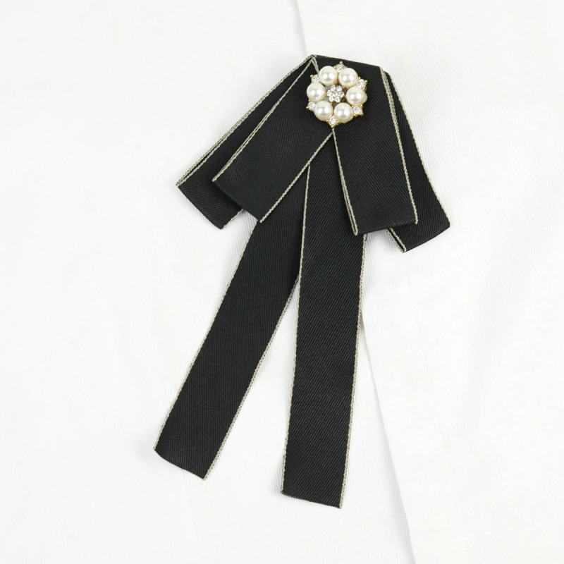 Атмосферни звезди Същият стил Японска мода Инкрустирана с диаманти Личност Ниша Папионка Сценично моделиране Абитуриентска снимка Панделка