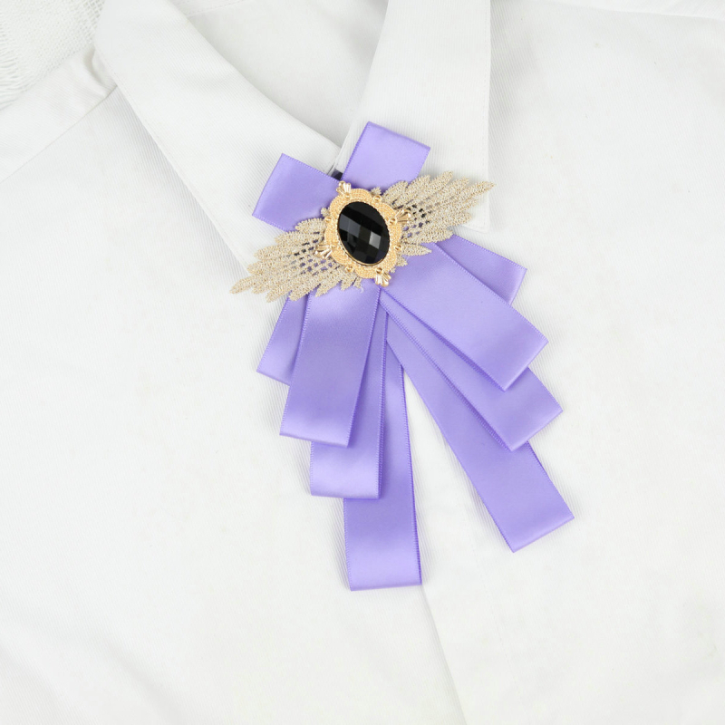 Атмосферни звезди Същият стил Японска мода Инкрустирана с диаманти Личност Ниша Папионка Сценично моделиране Абитуриентска снимка Панделка