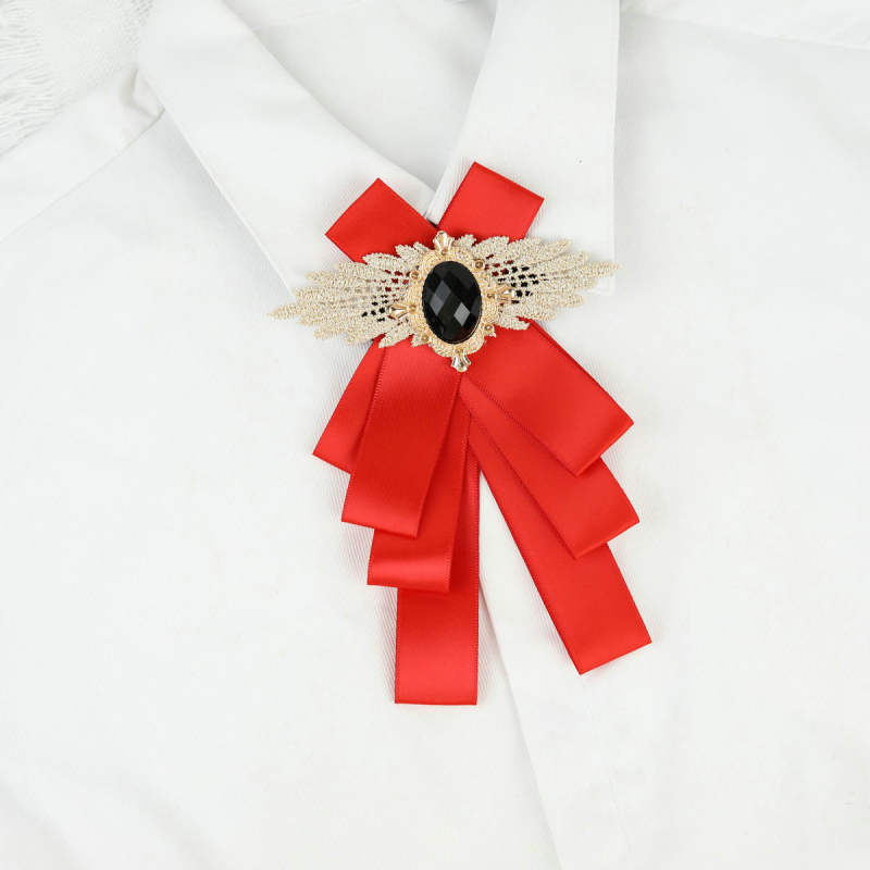 Атмосферни звезди Същият стил Японска мода Инкрустирана с диаманти Личност Ниша Папионка Сценично моделиране Абитуриентска снимка Панделка