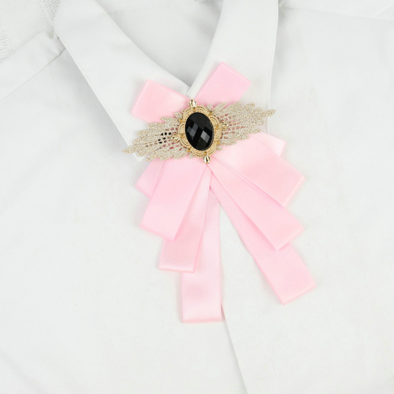 Атмосферни звезди Същият стил Японска мода Инкрустирана с диаманти Личност Ниша Папионка Сценично моделиране Абитуриентска снимка Панделка