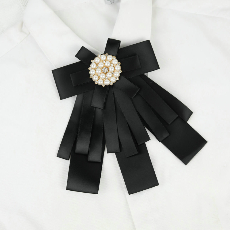 Атмосферни звезди Същият стил Японска мода Инкрустирана с диаманти Личност Ниша Папионка Сценично моделиране Абитуриентска снимка Панделка