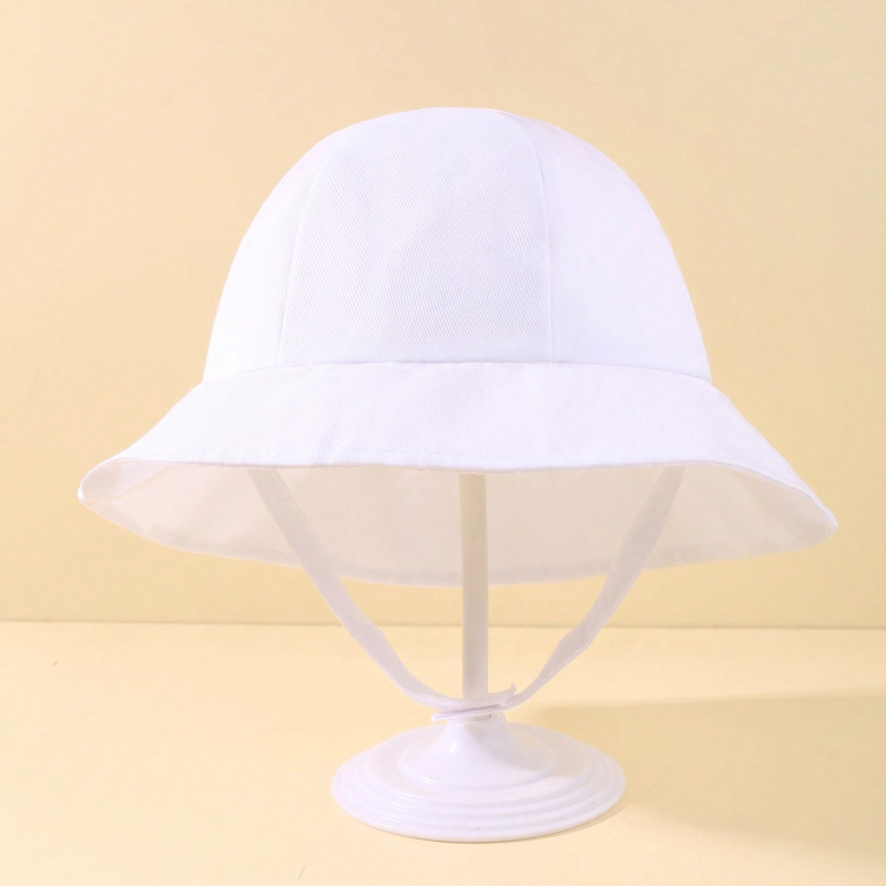 Pălărie de pescar pentru copii, culoare solidă, casual, cu toate asortațiile, din fabrică, în stoc, cu protecție solară, respirabilă, pentru bebeluși, băieți și fete