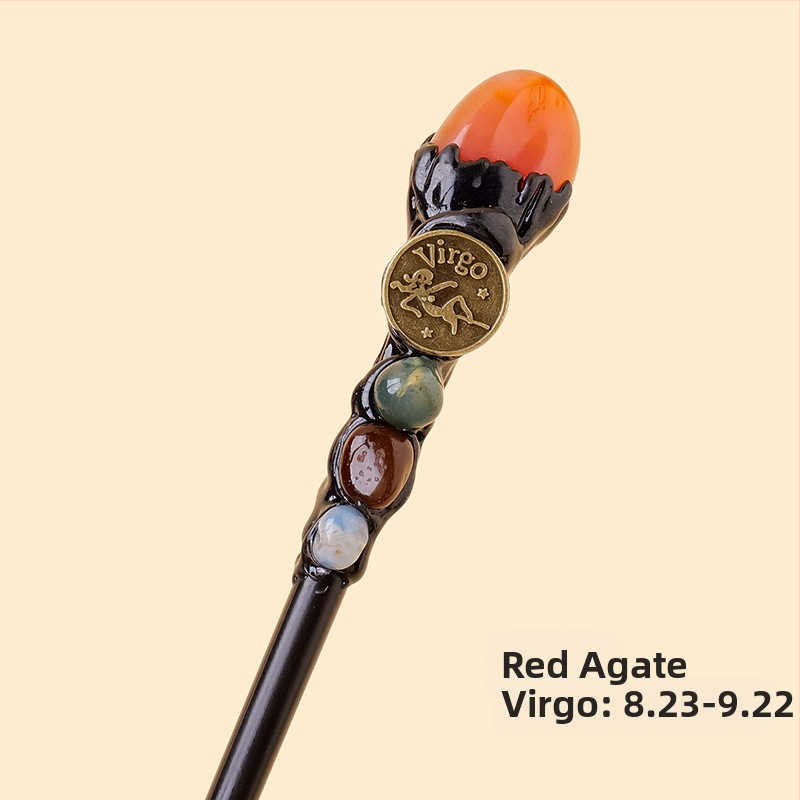 Tarpvalstybinis natūralus krištolas originalus akmuo dvylika žvaigždynų stebuklingos lazdelės krištolo elementas originalus akmuo magiškas skeptras rekvizitai didmeninė prekyba