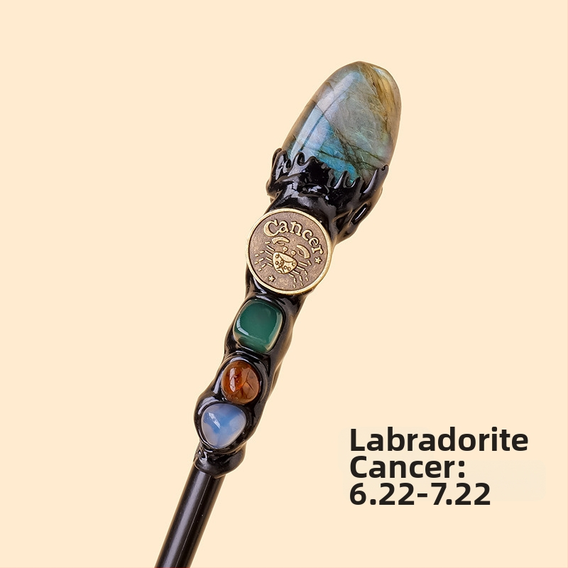 Tarpvalstybinis natūralus krištolas originalus akmuo dvylika žvaigždynų stebuklingos lazdelės krištolo elementas originalus akmuo magiškas skeptras rekvizitai didmeninė prekyba