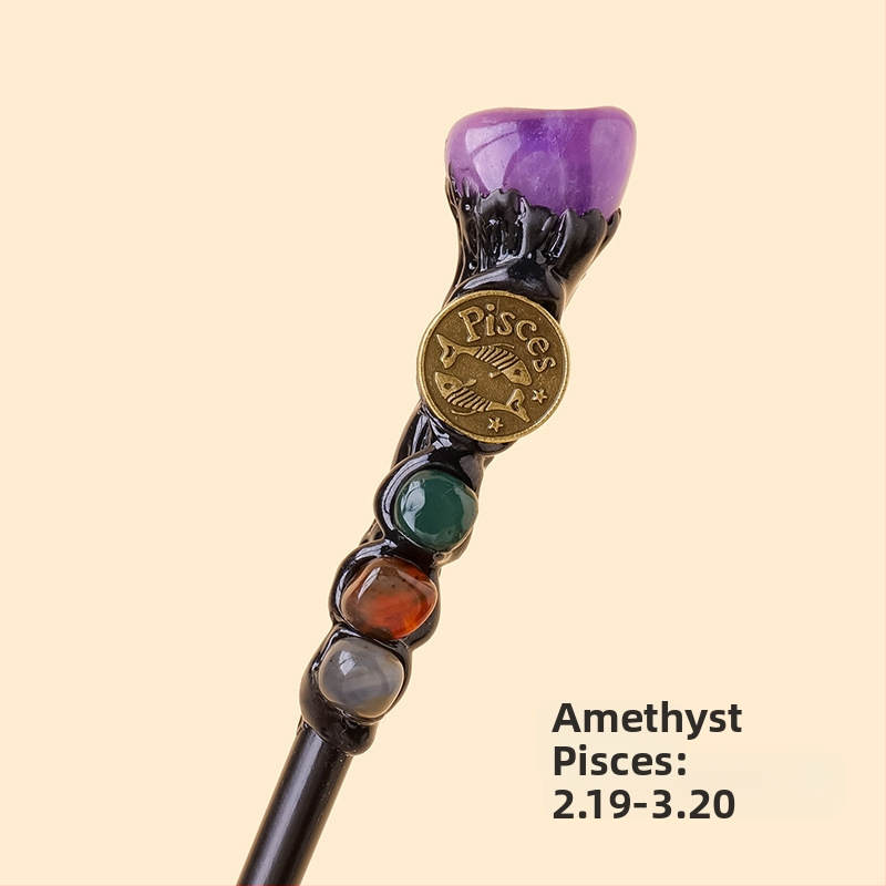 Tarpvalstybinis natūralus krištolas originalus akmuo dvylika žvaigždynų stebuklingos lazdelės krištolo elementas originalus akmuo magiškas skeptras rekvizitai didmeninė prekyba