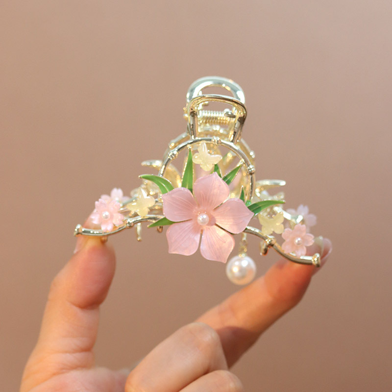 Nauja kiniško stiliaus nacionalinio stiliaus moteriška didelė senovinio stiliaus plaukų segtukas su kutais nugarėlėje, aukštos kokybės fu personažo veido kaukė su ryklio segtuku